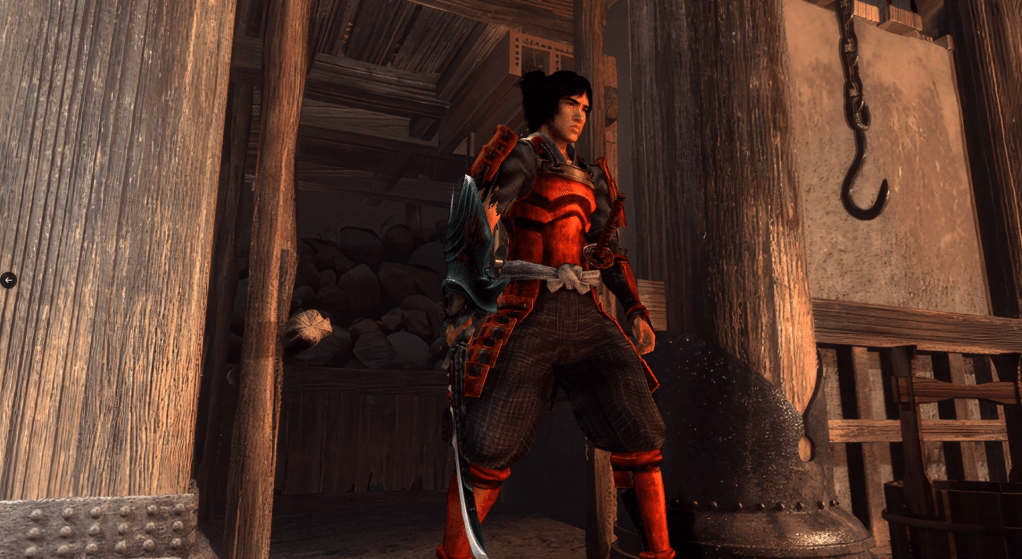 Save data for Onimusha: Warlords, will get you a Samanosuke Outfit for&nbsp;Jubei