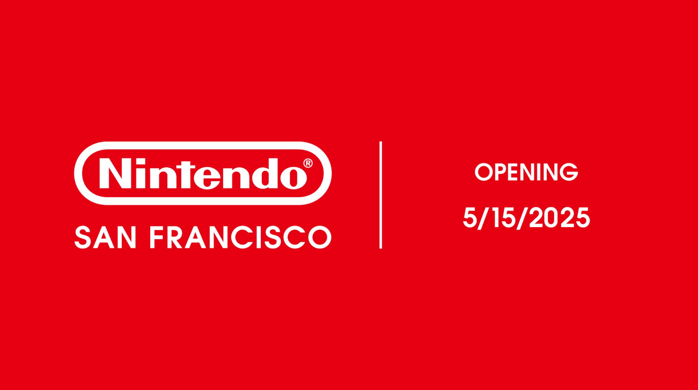 Nintendo San Francisco Store opens on May 15th