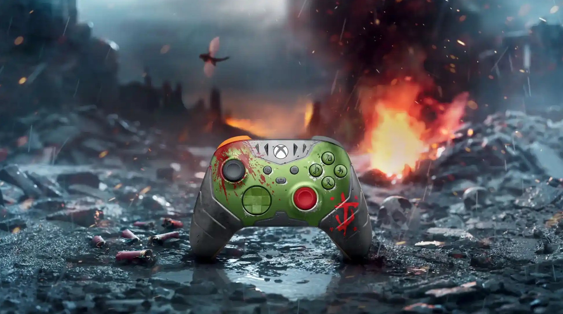 DOOM: The Dark Ages Limited Edition Accessories Revealed – Two Custom Xbox Controllers and Console Wrap Incoming