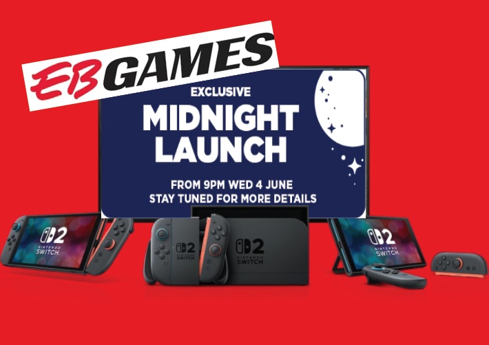 UPDATED: EB Games hosting Midnight and Breakfast Launch for Switch 2