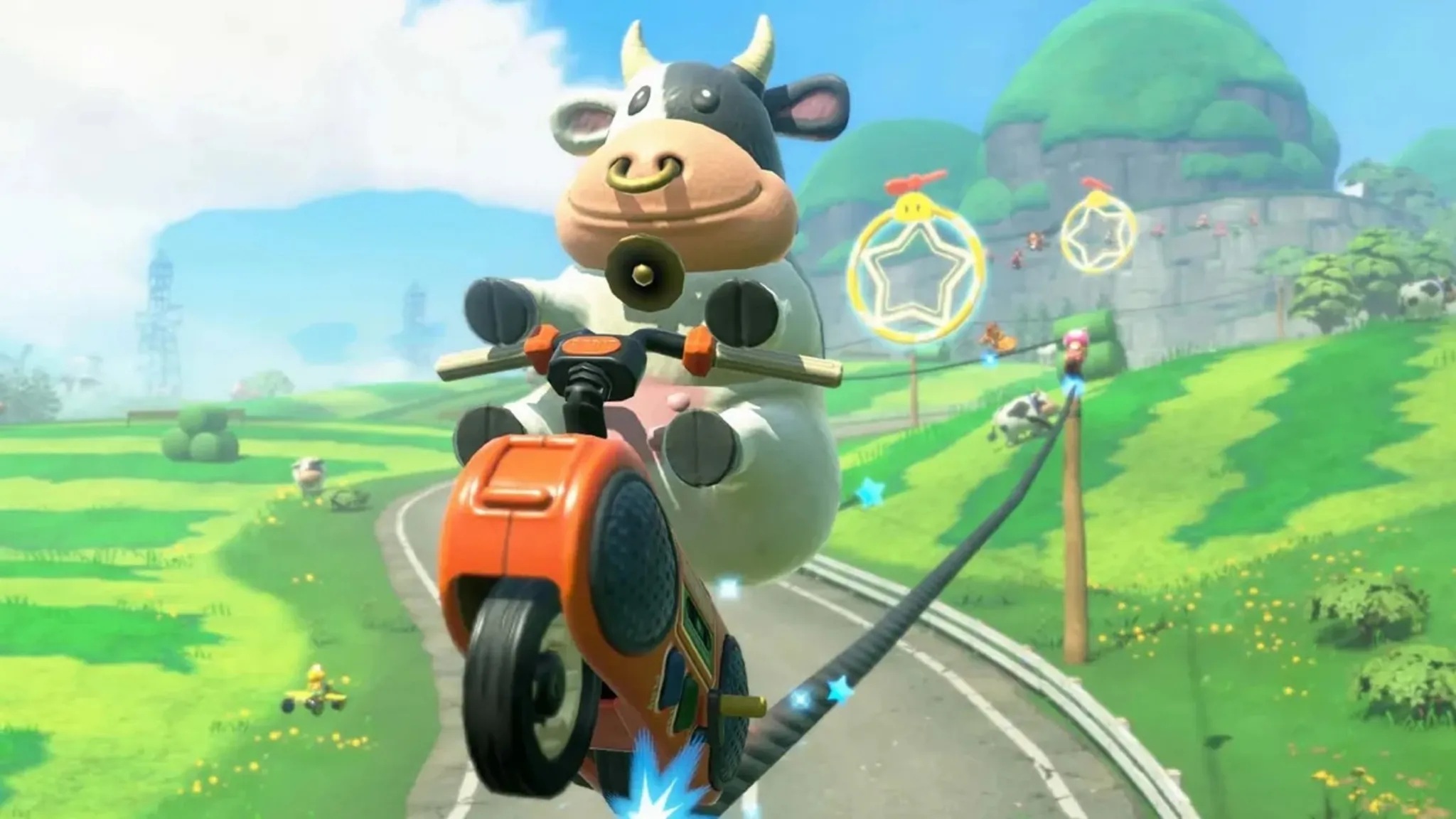 PETA Calls for Nintendo to Redesign Mario Kart World’s Cow Without Nose Ring