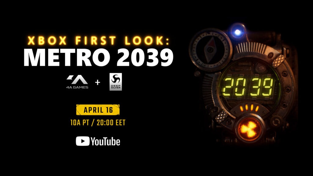Xbox First Look: Metro 2039 Set for April 16 With World Premiere&nbsp;Reveal