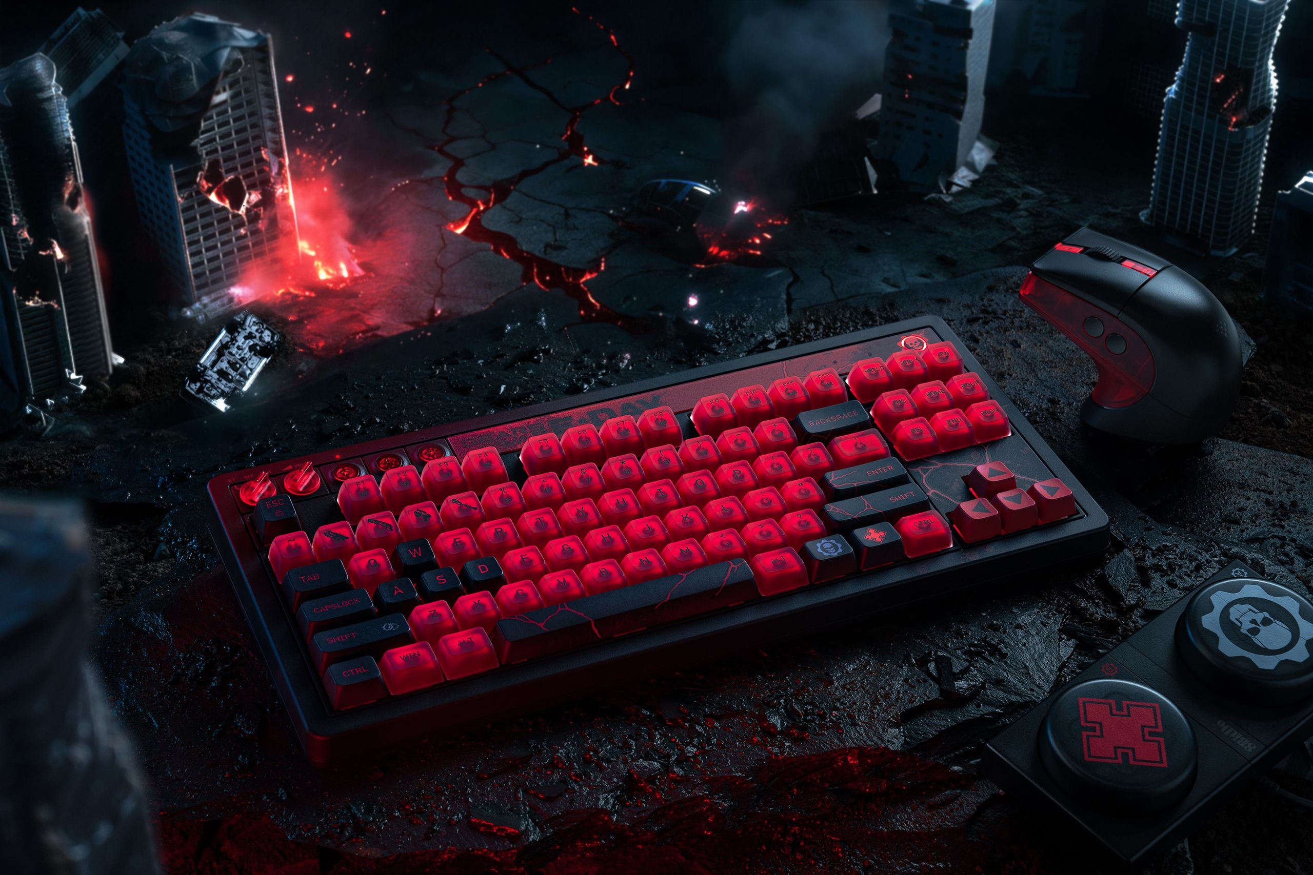 8BitDo Announces Gears of War: E-Day Keyboard and Mouse Collection